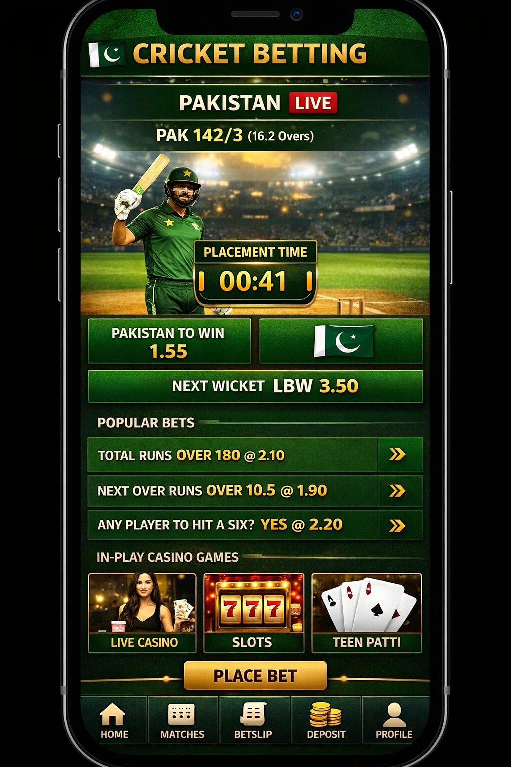dash bet login game